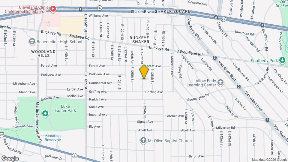 3027 E 126th St Map and Location Details