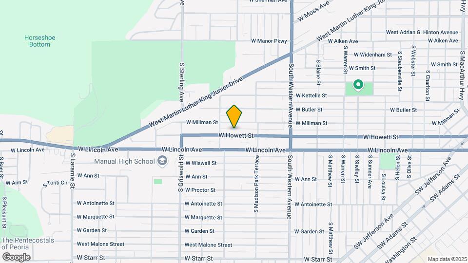 2203 W Howett St Mapa y Detalles de la Ubicación