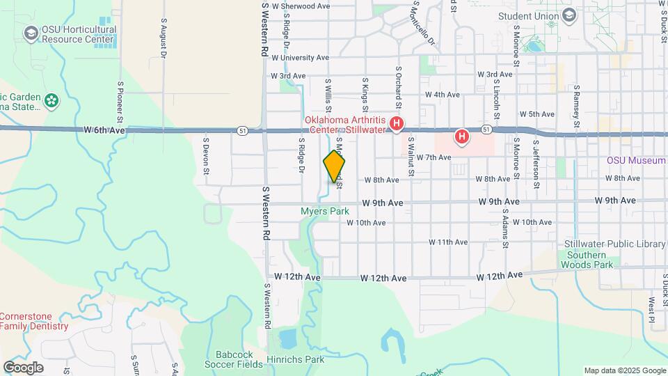 806 S McFarland St Map and Location Details