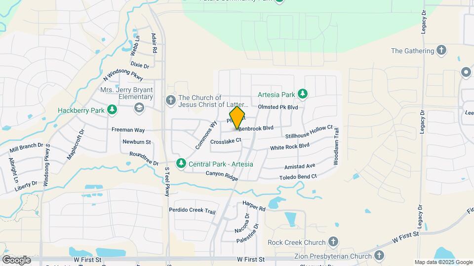 16100 Benbrook Blvd Map and Location Details