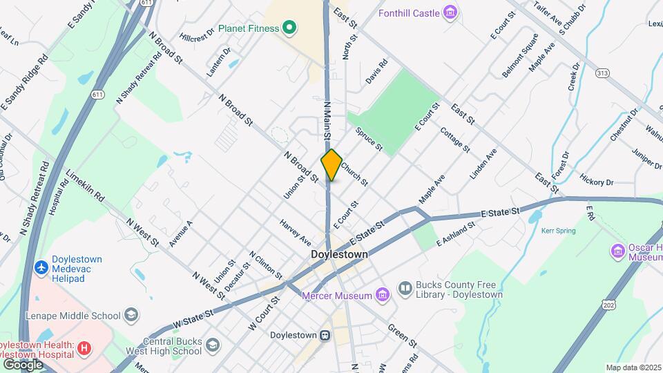 147 N Main St, Unit 2-1 Map and Location Details