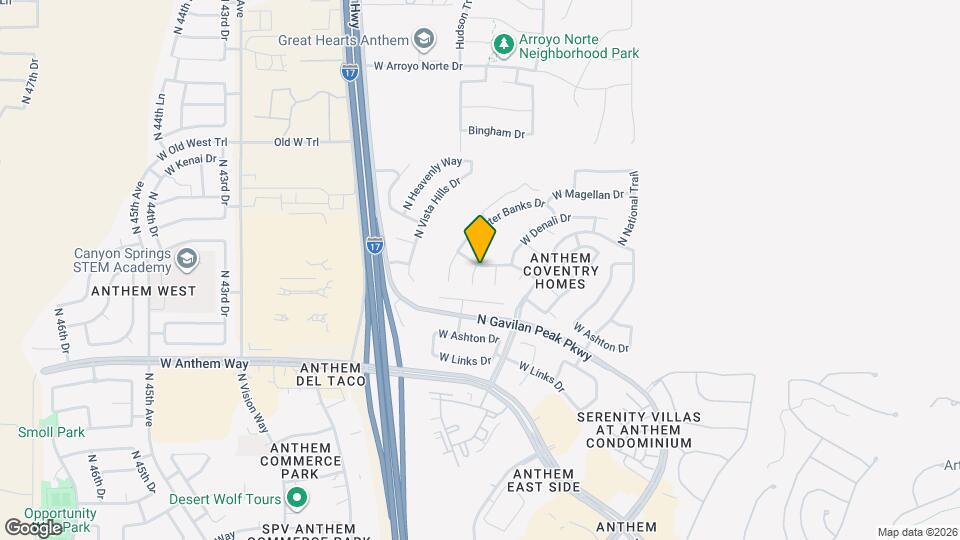 42929 N Hudson Ct Map and Location Details