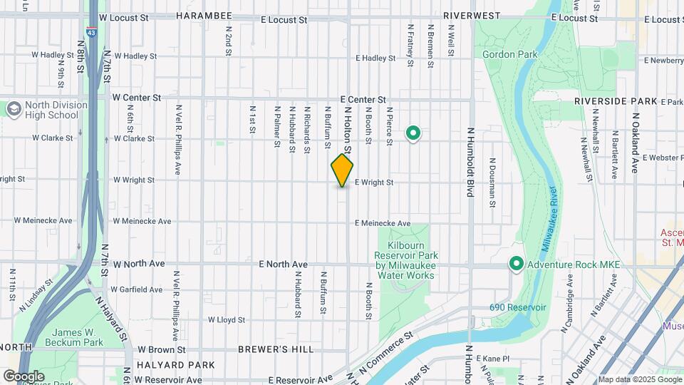 2463 N Holton St Map and Location Details