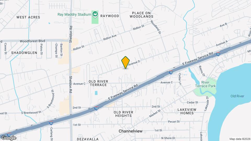 16114 Avenue D Map and Location Details