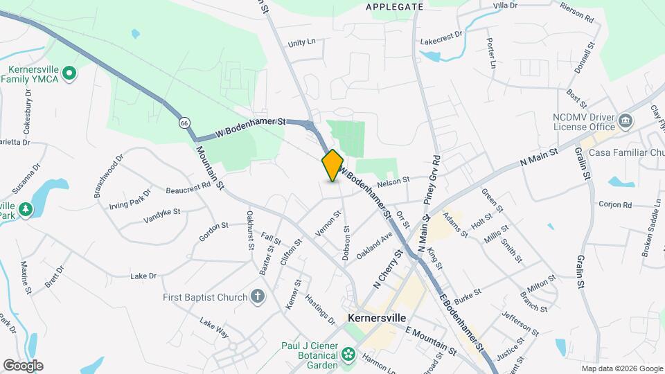 405 Dobson St Map and Location Details