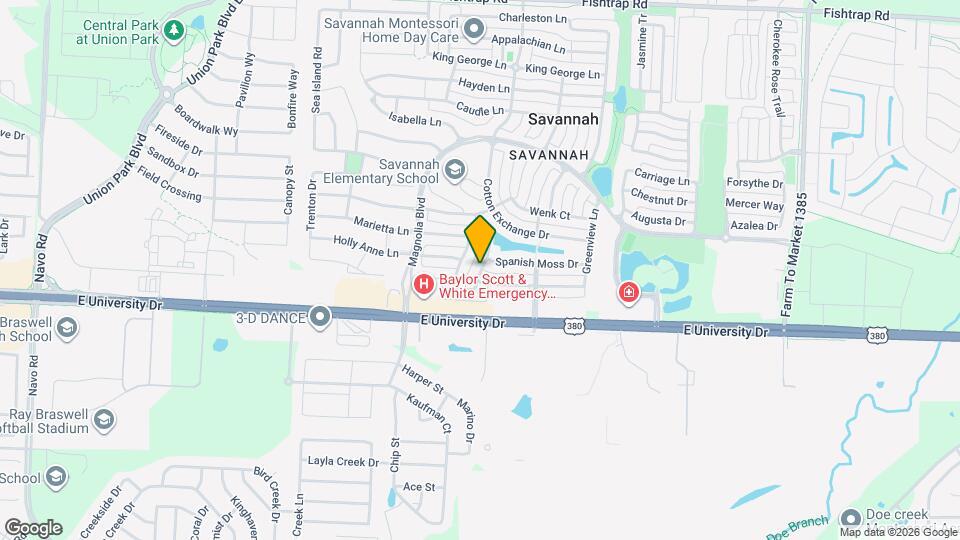 725 Hartsfield St Map and Location Details