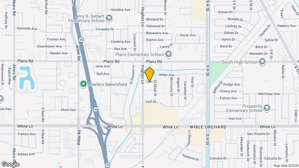 2313 San Lorenzo Ave Map and Location Details