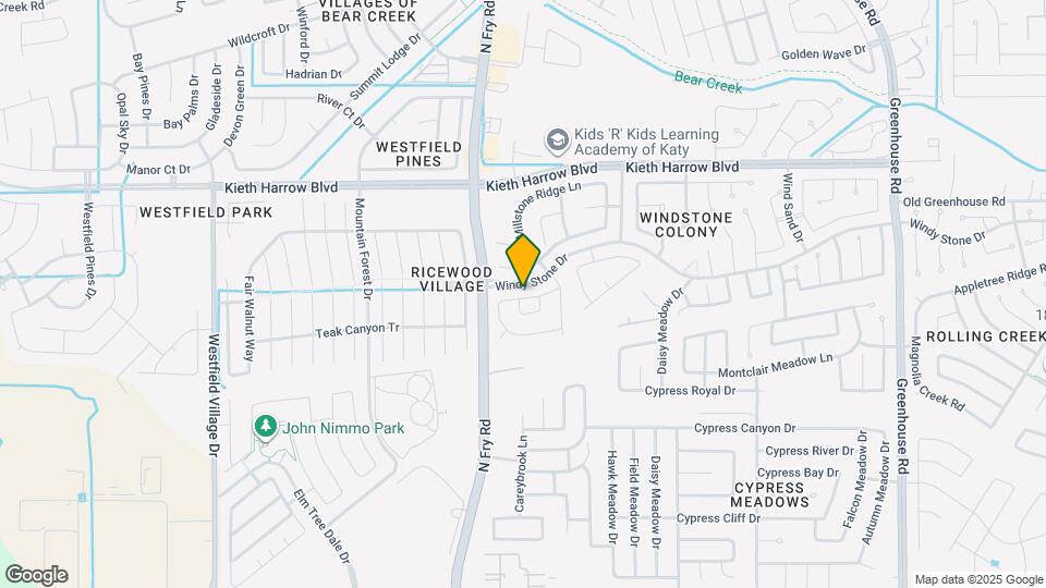 20006 Windcroft Hollow Ln Map and Location Details