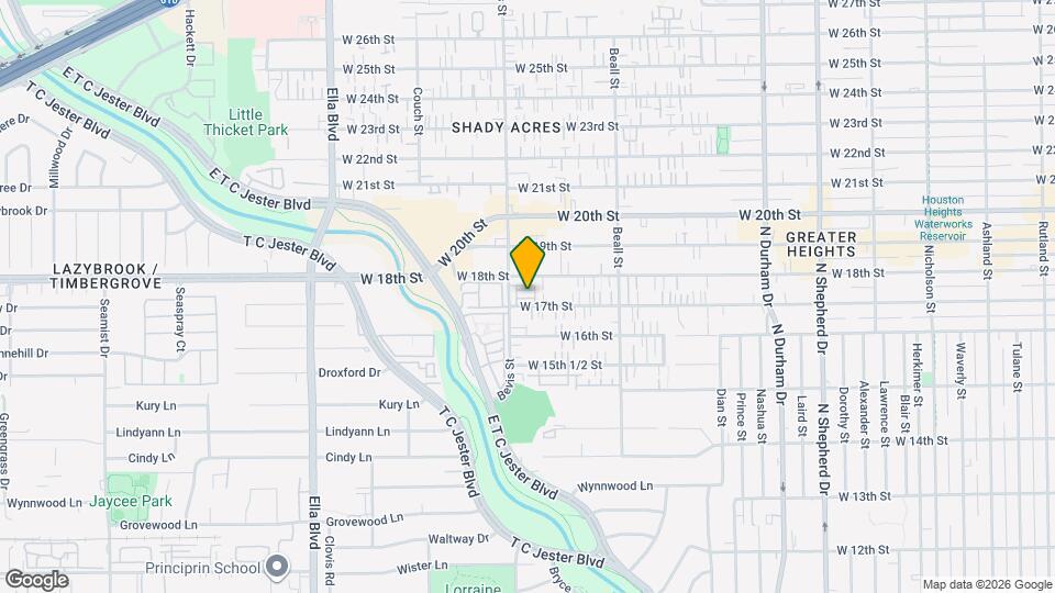 1263 W 17th St Map and Location Details