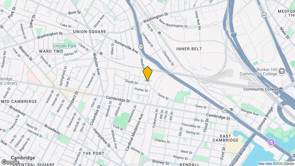 26 Medford St Mapa y Detalles de la Ubicación