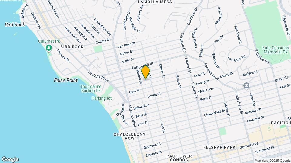 955-957 Tourmaline St Map and Location Details