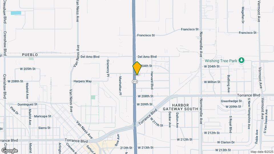 20512 S Western Ave Mapa y Detalles de la Ubicación