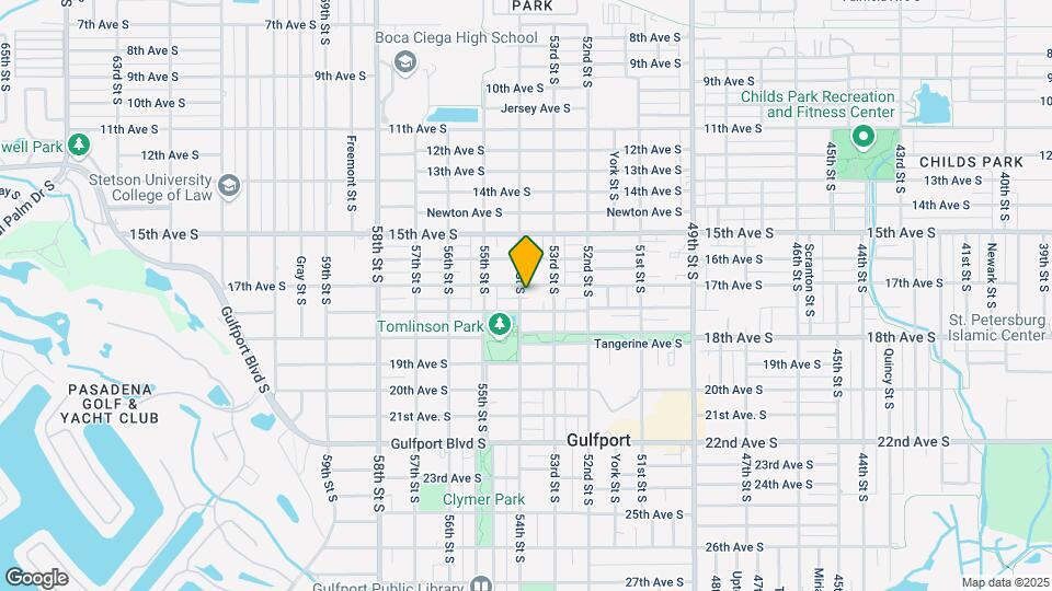 1708 54th St S Map and Location Details