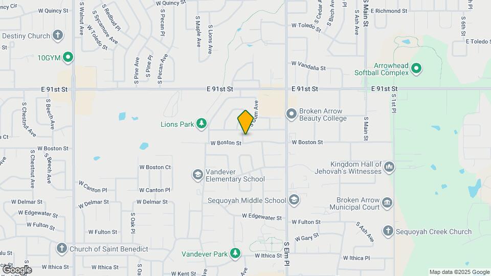 2019 S Gum Ave Map and Location Details