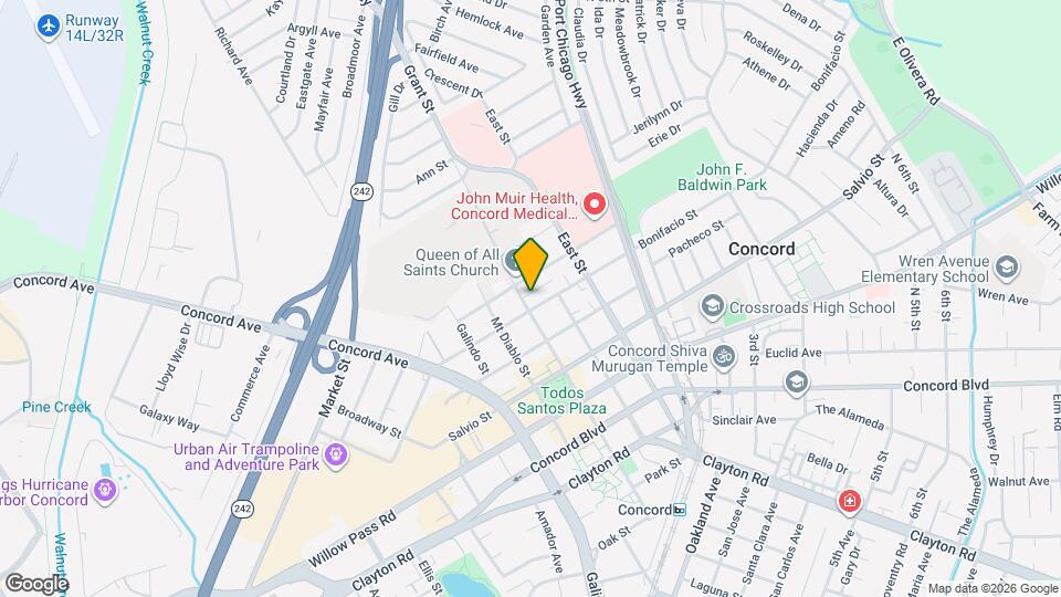 2232 Grant St Mapa y Detalles de la Ubicación
