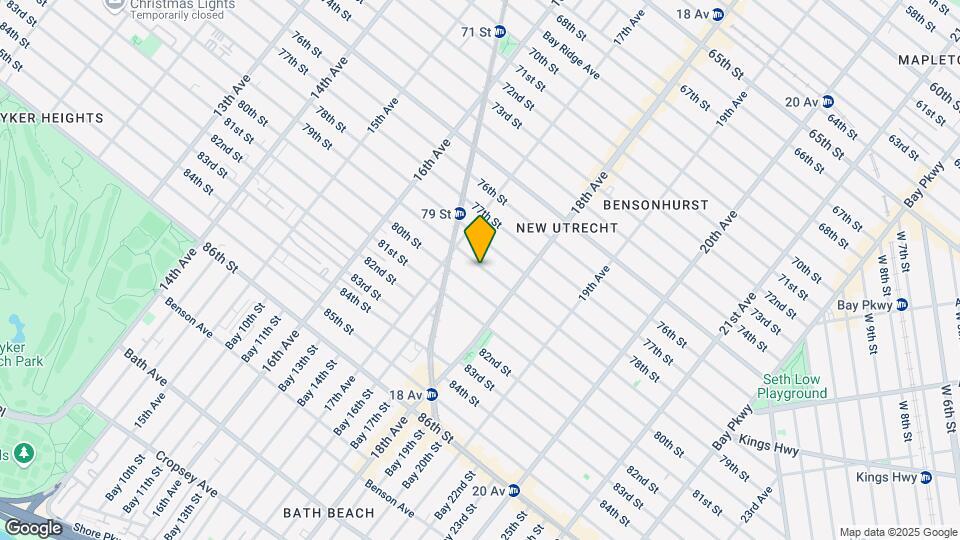 1744 79th St Map and Location Details