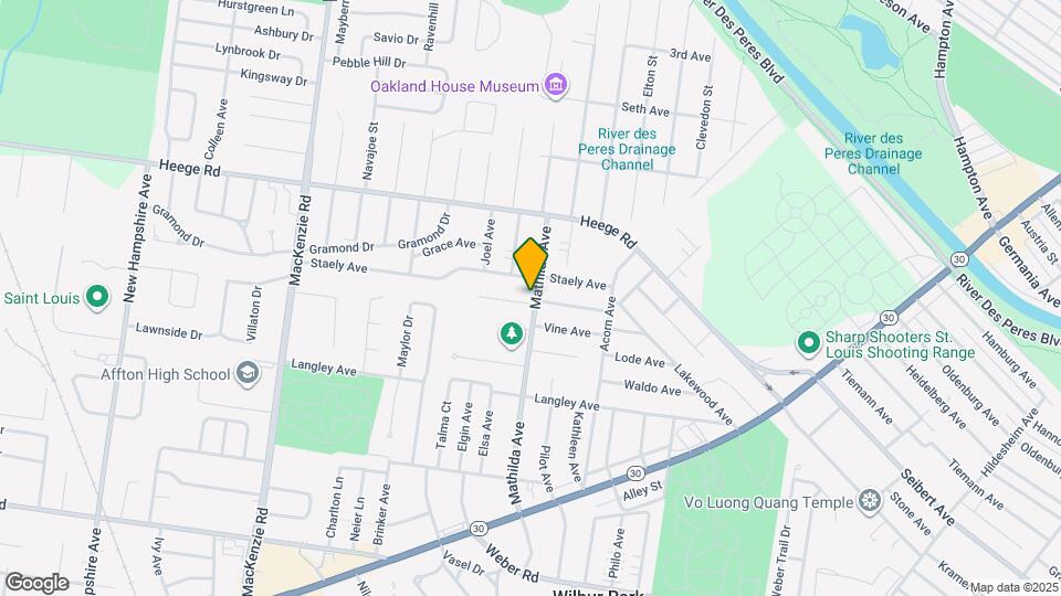 8109 Mathilda Ave Map and Location Details