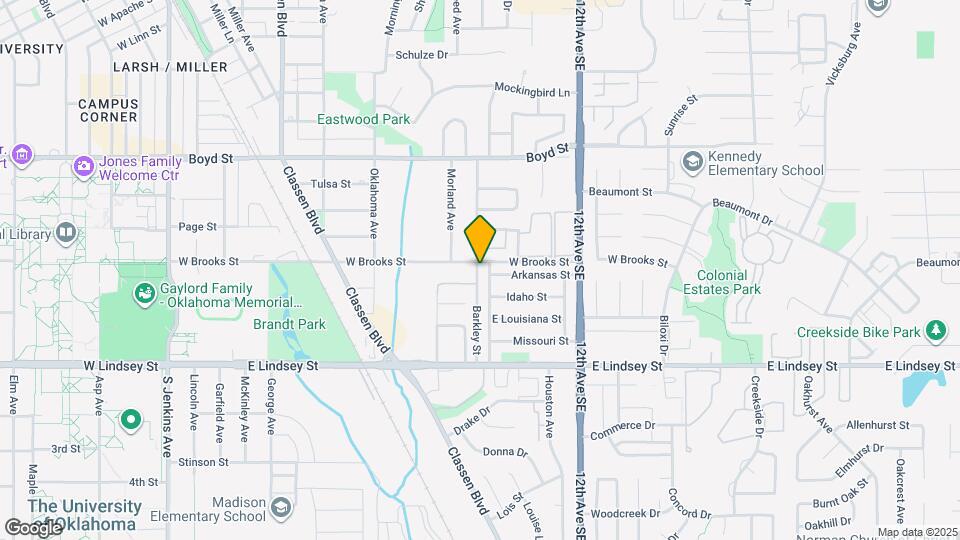 1706 Virginia St Map and Location Details