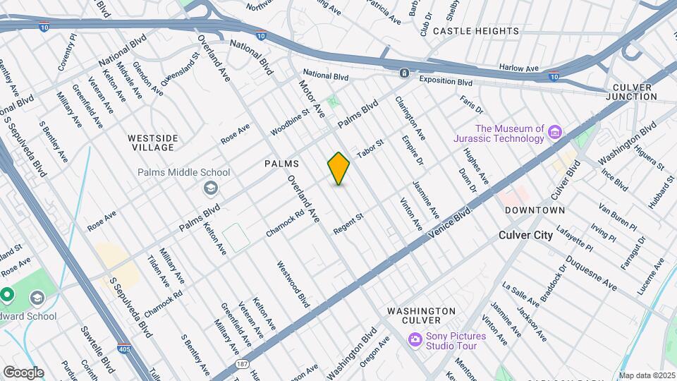 3633 Mentone Ave Mapa y Detalles de la Ubicación