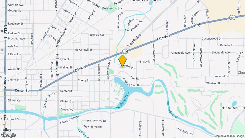 1004 Glen Rd Map and Location Details