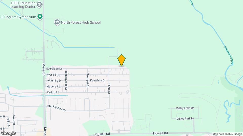 9529 Everglade Dr Mapa y Detalles de la Ubicación