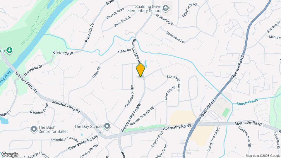6858 Brandon Mill Rd NW Map and Location Details