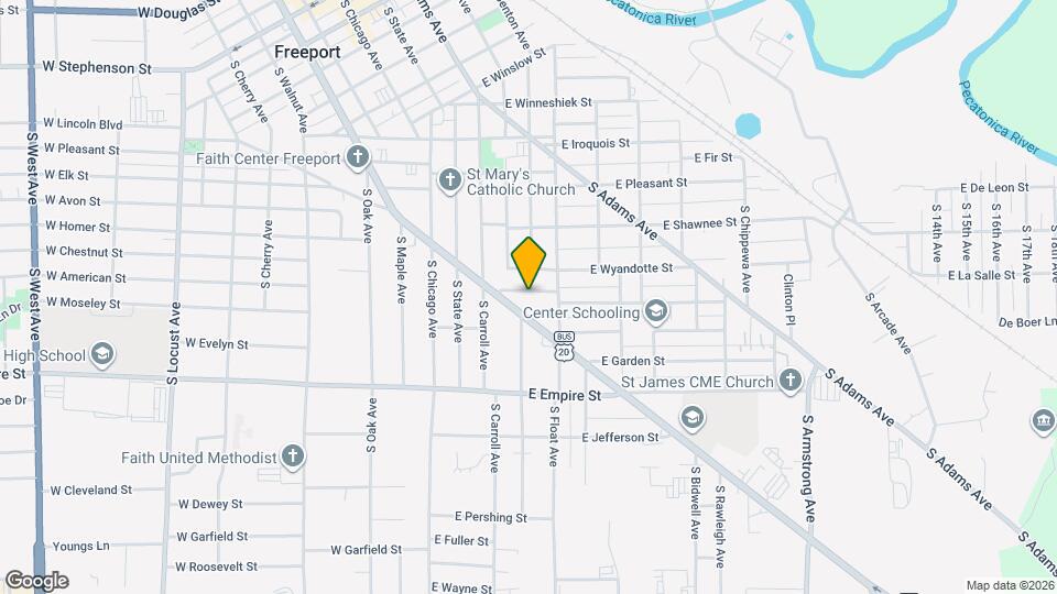403 E Prospect Terrace Map and Location Details