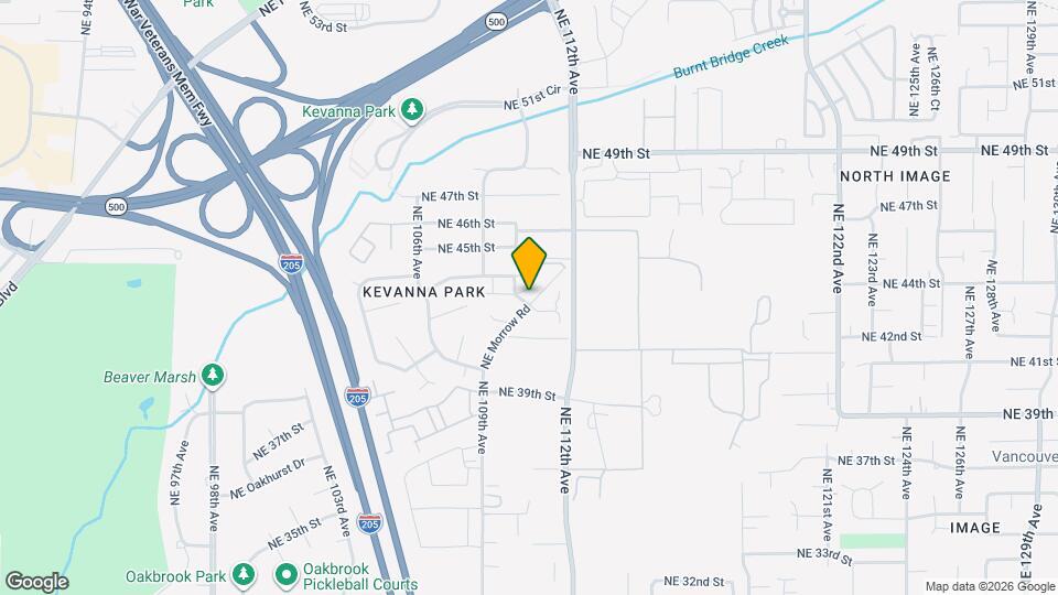 4302 NE Morrow Rd Map and Location Details