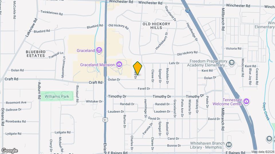 3804 Charles Dr Map and Location Details