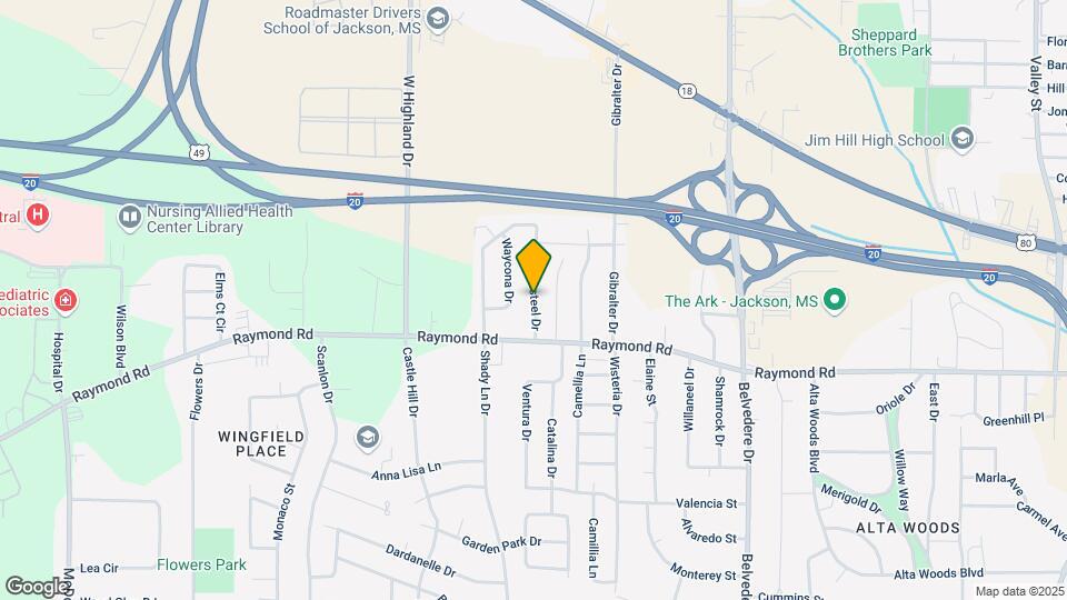 1765 Casteel Dr Map and Location Details
