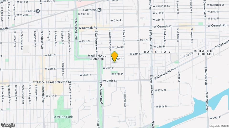 2647 W Luther St, Unit 2 Map and Location Details