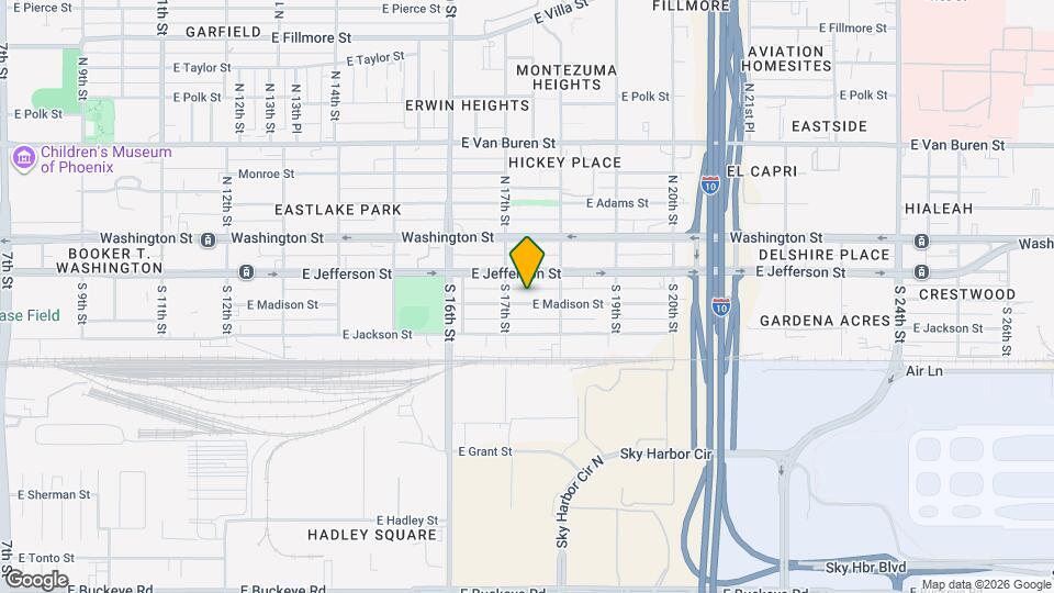 1714 E Madison St Map and Location Details