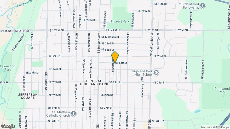 2324 SE Michigan Ave Map and Location Details