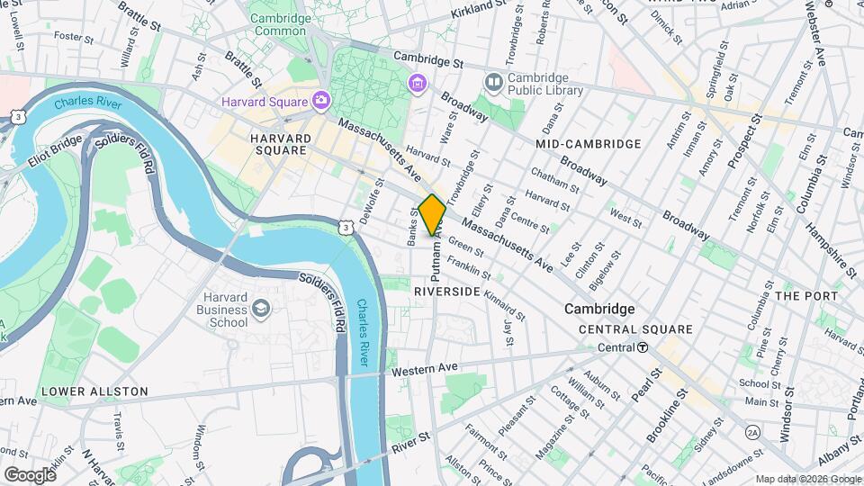 33 Putnam Ave, Unit 33 Map and Location Details