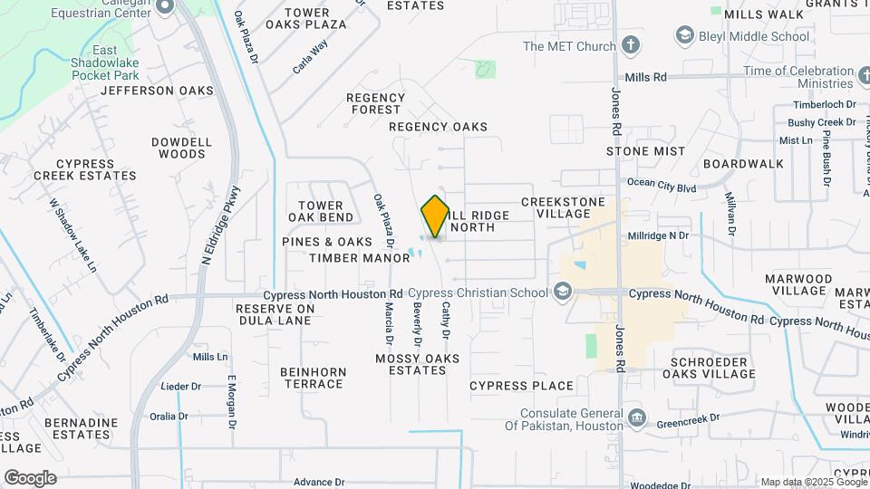 11423 Willow Field Dr Map and Location Details