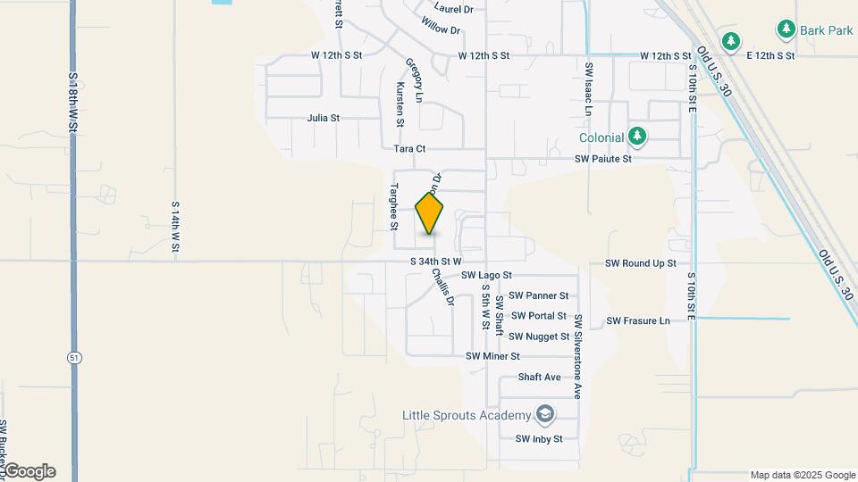 1765 Challis Dr Map and Location Details