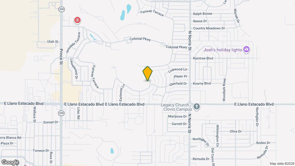 1706 Fairway Terrace Map and Location Details