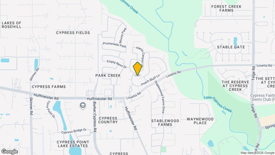 16218 Range Valley Ln Map and Location Details