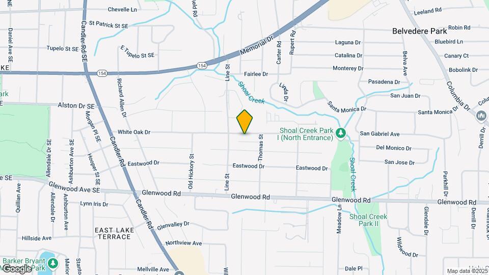 White Oak Townhomes Map and Location Details
