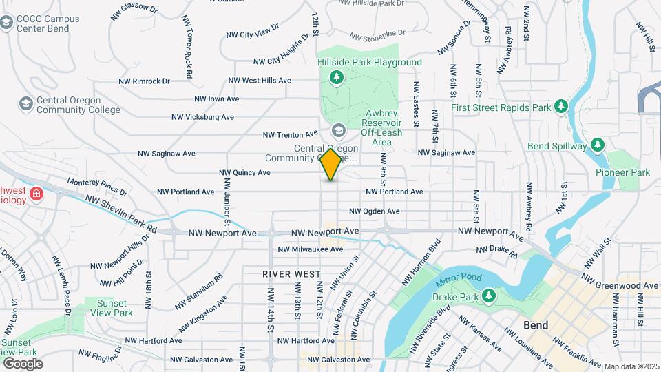 1116 NW Portland Ave Map and Location Details