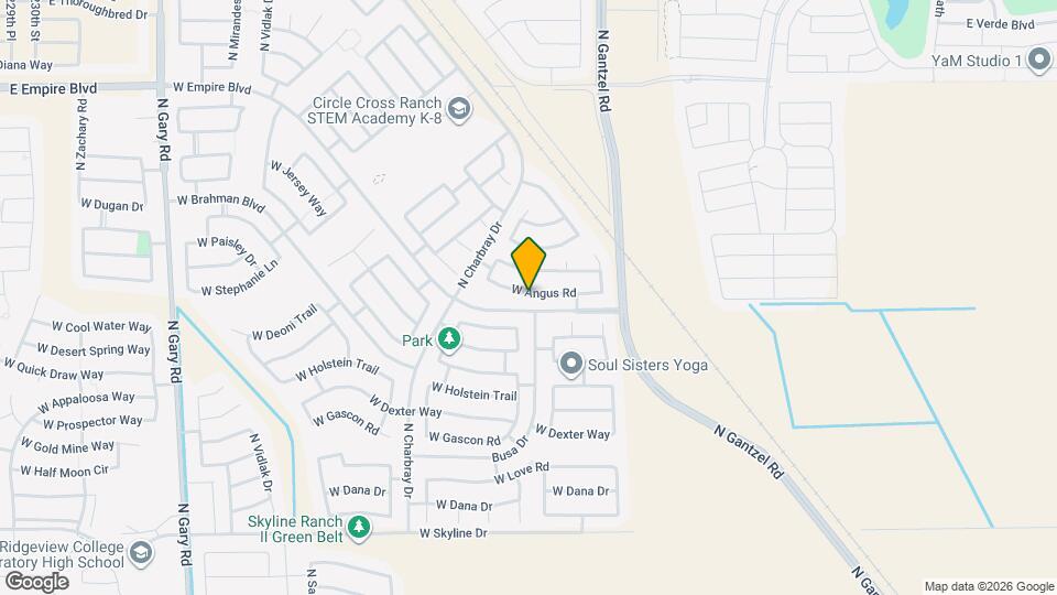 205 W Angus Rd Mapa y Detalles de la Ubicación
