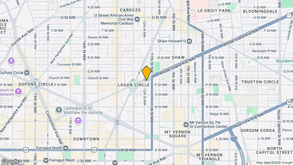 1503 12th St NW Map and Location Details