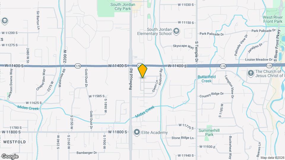 11478 S Old Cedar Dr, Unit Basement Apartment Mapa y Detalles de la Ubicación