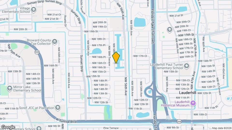 1648 NW 58th Ave Map and Location Details