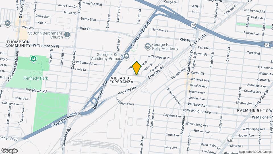 2114 Jupiter St Map and Location Details