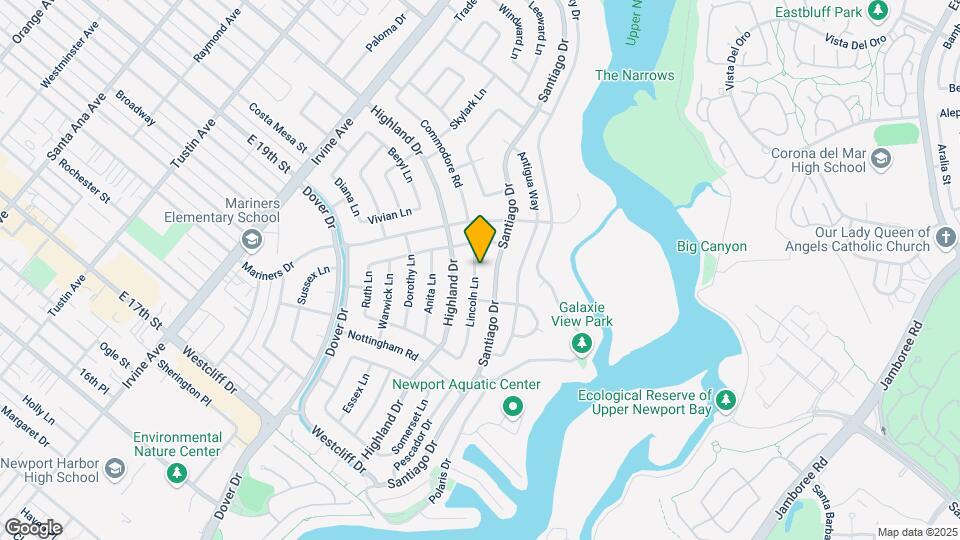 1620 Lincoln Ln Map and Location Details