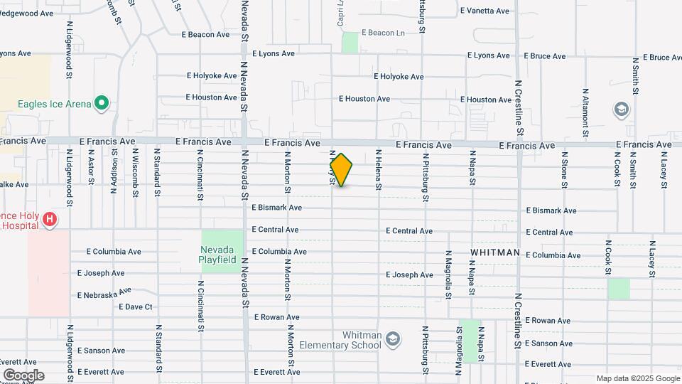 1410 E Dalke Ave Map and Location Details