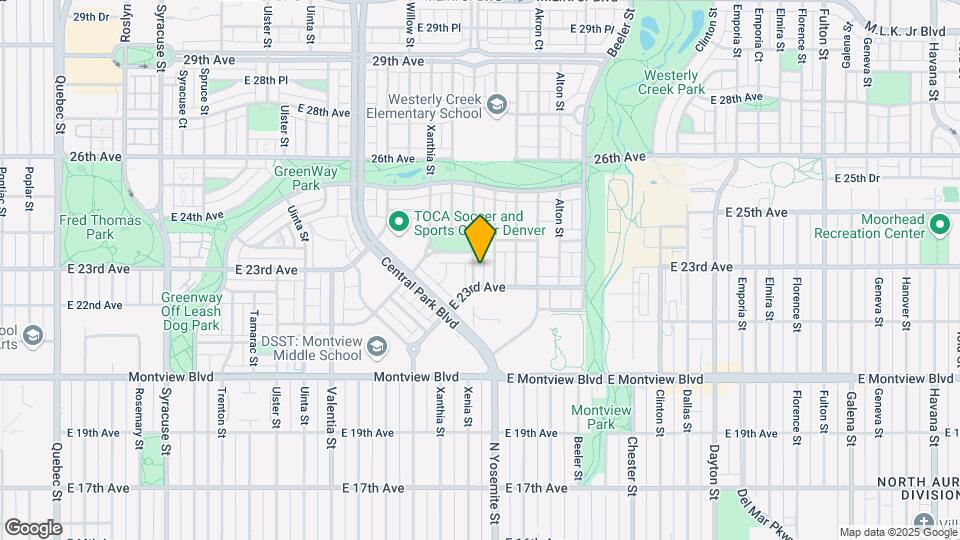 2342 Xenia St Map and Location Details