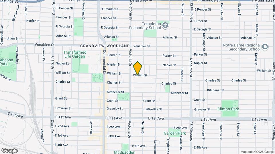 1940 William St Map and Location Details