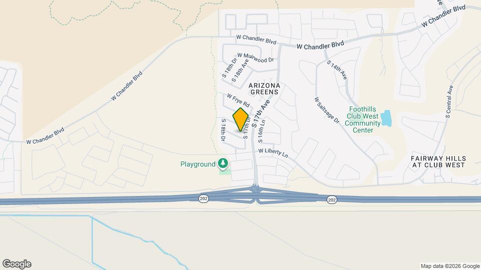 1724 W Deer Creek Rd Map and Location Details